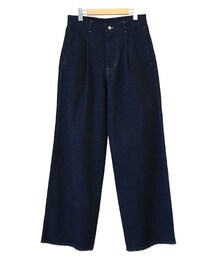  SHINYA KOZUKA 1 TACK BAGGY TROUSERS INDIGO(デニムパンツ)