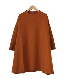 VOAAOV TEE SHIRTS LIGHT BROWN(Tシャツ/カットソー)