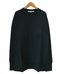 tim. long sleeve pocket tee GREEN BLUE(Tシャツ/カットソー)
