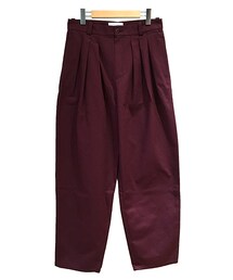 REALITY STUDIO Yello trousers BURGUNDY(チノパンツ)