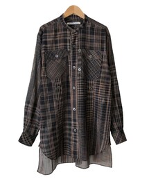 tim. military shirt BLACK MULTI(シャツ/ブラウス)