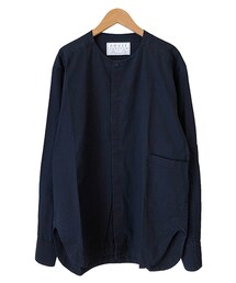 HOUSE OF THE VERY ISLAND'S | house of the very island's COLLARLESS SHIRT INDIGO(シャツ/ブラウス)