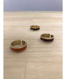 NL Ruth orange / burgundy / black(リング)