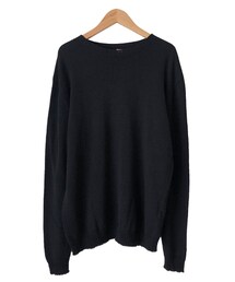 FRANK LEDER MACHINE KNIT BLACK BOHEMIA COL.99(ニット/セーター)