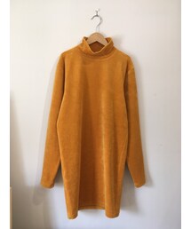 SHINYA KOZUKA SKINNY HIGH-NECK YELLOW(Tシャツ/カットソー)