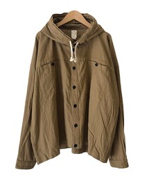 O project HOODED SHIRTS JACKET CAMEL(その他アウター)