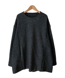 VOAAOV switching big knit CHARCOAL(ニット/セーター)
