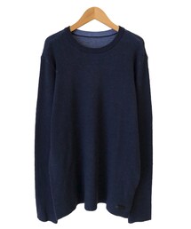 OSKLEN SWEATER NAVY(ニット/セーター)