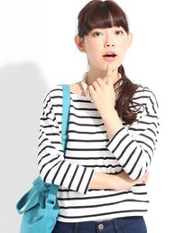 LOWRYS FARM | ボーダーカットソー(Tシャツ/カットソー)