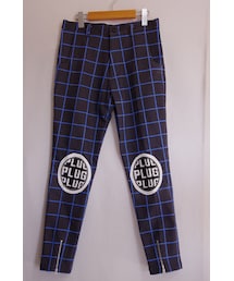 plug  グリッドチェックパンツ　plugロゴ　type(その他パンツ)