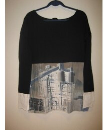 黄昏の工場ロンTEE(Tシャツ/カットソー)