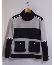 PLUG　編み込みスウェット(スウェット)