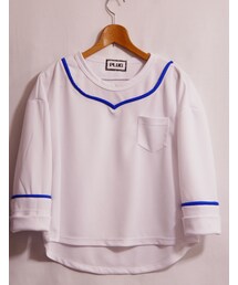 ショート丈BBカットソー(Tシャツ/カットソー)