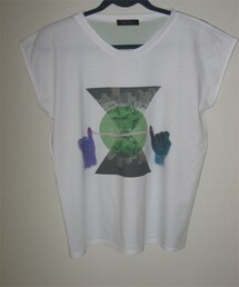  運命の赤い糸フレンチスリーブTEE  (Tシャツ/カットソー)