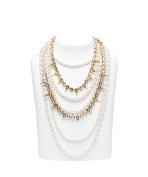 JOOMI LIM | JOOMI LIM - WHITE PEARLS & CRYSTALS NECKLACE(ネックレス)