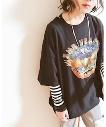 重ね着コーデ🍭 | トップス