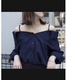 c1989 | off shoulder shirt blouse(シャツ/ブラウス)