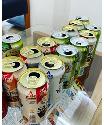 昨日飲んだ缶の整列🤣 | その他