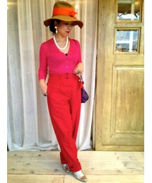 Vネックカーディガン(カーディガン/ボレロ)