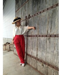 CHRISTOPHE LEMAIRE | クリストフ・ルメール/テーパードパンツ(その他パンツ)