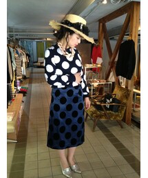 TOGA PULLA | TOGA フロッキープリントSK(スカート)