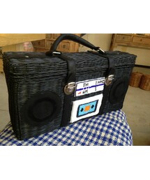 ラジカセ型カゴバッグ(かごバッグ)