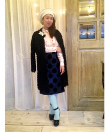 les Briqu'a braque | les Briqu'a* braque レースフリルコート(その他アウター)