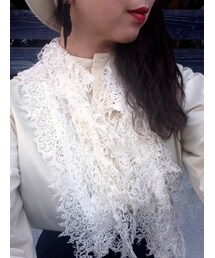 レース　付け襟(マフラー)