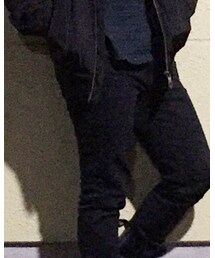 GU | 今日、出かける前に自分でダメージ加工にアレンジ。(その他パンツ)