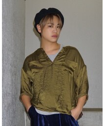 しまむら | サテンシャツ(シャツ/ブラウス)