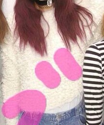  ホワイトモフモフ(スウェット)