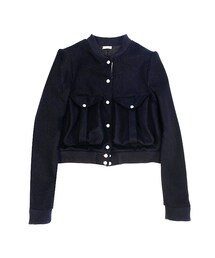 【 キラル / chiral 】　メルトンポケットブルゾン(スタジャン)