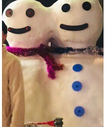新潟の雪で作った雪だるま | その他