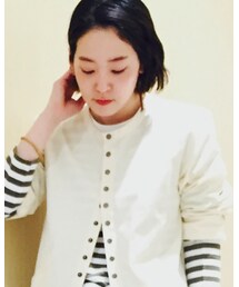 agnes b. pour ADAM ET ROPE' | カーディガン/ボレロ