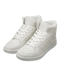 GU | レザータッチハイカットスニーカー(スニーカー)