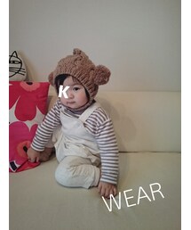 無印良品 | 前にアップしたこの息子コーデもおんなじティストでオソロっぽい❤(Tシャツ/カットソー)