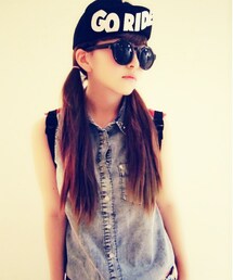 少女時代サニー、B1A4バロ着用のキャップ!個性的なかたちでお気に入り💗(キャップ)