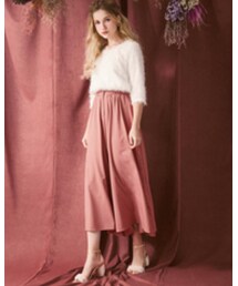 UNKNOWN. | Lovefee飄逸雪紡長褲裙(スカート)