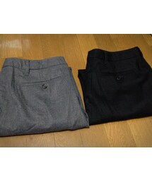 無印良品 ウール混アンクルパンツ 黒(その他パンツ)