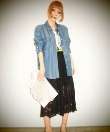 MURUA | シャンブレーシャツ(シャツ/ブラウス)