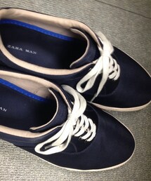 ZARA | 藍色slip on(スニーカー)