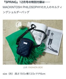 MACKINTOSH PHILOSOPHY | ショルダーバッグ