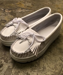 moley | 流蘇厚底卡辛鞋(その他シューズ)