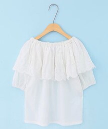 moley | 一字領荷葉上衣(その他トップス)