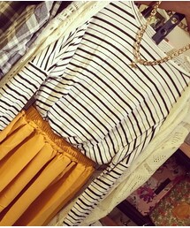 moley | 條紋上衣(その他トップス)