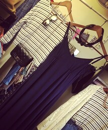 moley | 細肩深藍長洋(ワンピース)