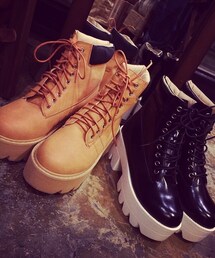 moley | 厚底綁帶靴(その他シューズ)