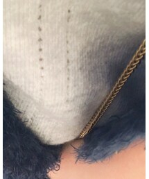 APPENA | 2トーンドッキングタートルネックニットワンピ毛100%(ワンピース)