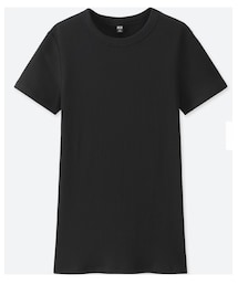 UNIQLO | スーピマコットンリブクルーネックT（半袖）(Tシャツ/カットソー)