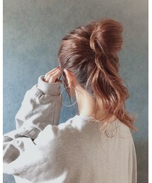 簡単ラフお団子ヘア★ | ヘアアクセサリー